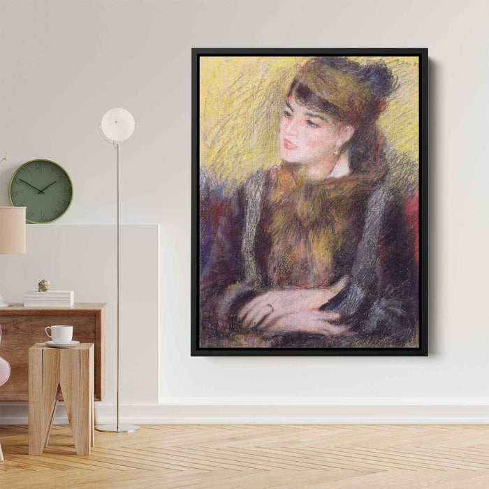 Study of a Woman by Pierre-Auguste Renoir - Canvas Artwork