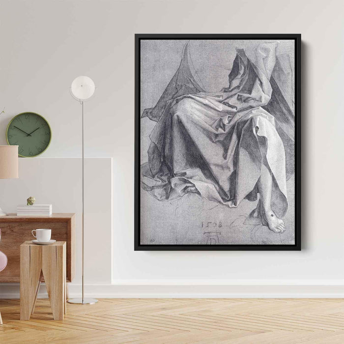 Study Of Drapery (1508) by Albrecht Durer - Canvas Artwork