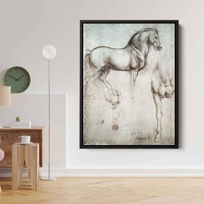 Study of horses (1490) by Leonardo da Vinci - Canvas Artwork