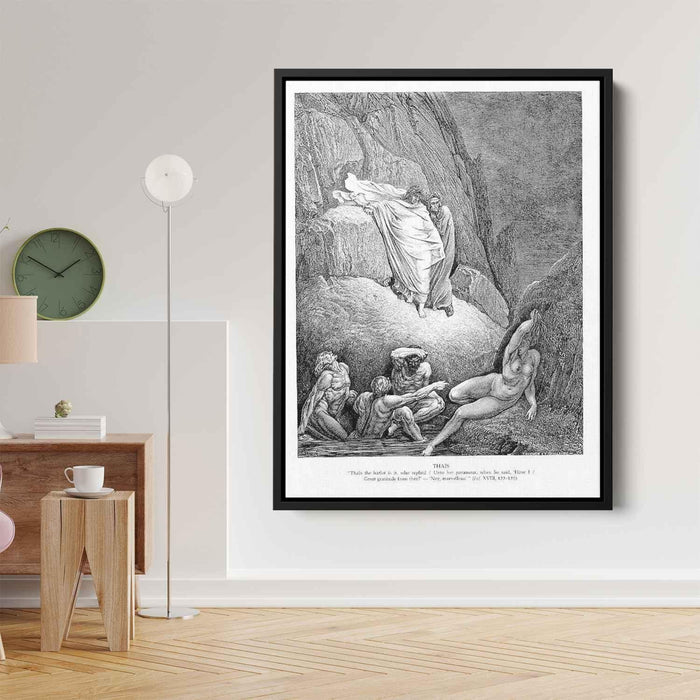 Thais by Gustave Dore - Canvas Artwork