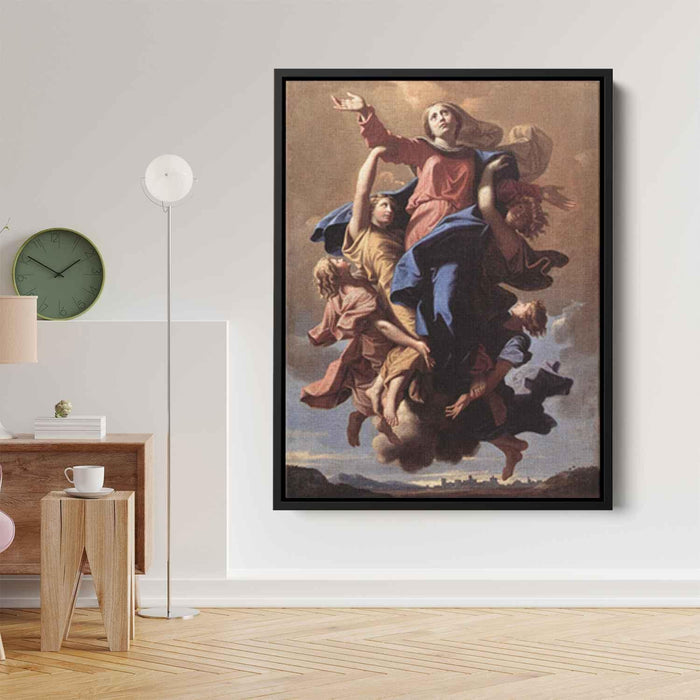 The Assumption of the Virgin (1650) by Nicolas Poussin - Canvas Artwork