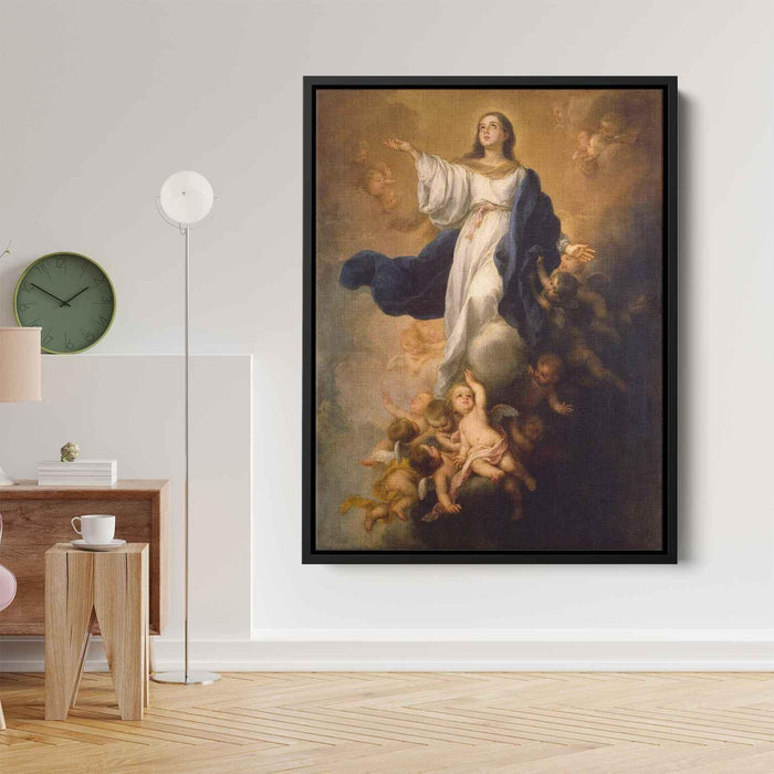 The Assumption of the Virgin (1670) by Bartolome Esteban Murillo - Canvas Artwork