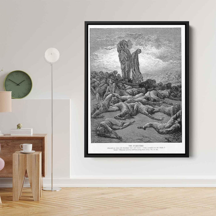 The Avaricious by Gustave Dore - Canvas Artwork