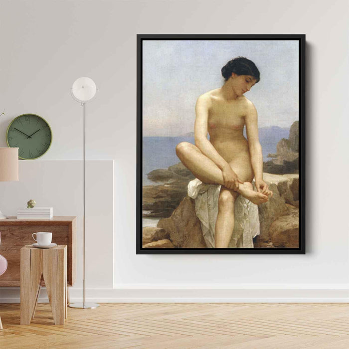 The Bather (1879) by William-Adolphe Bouguereau - Canvas Artwork