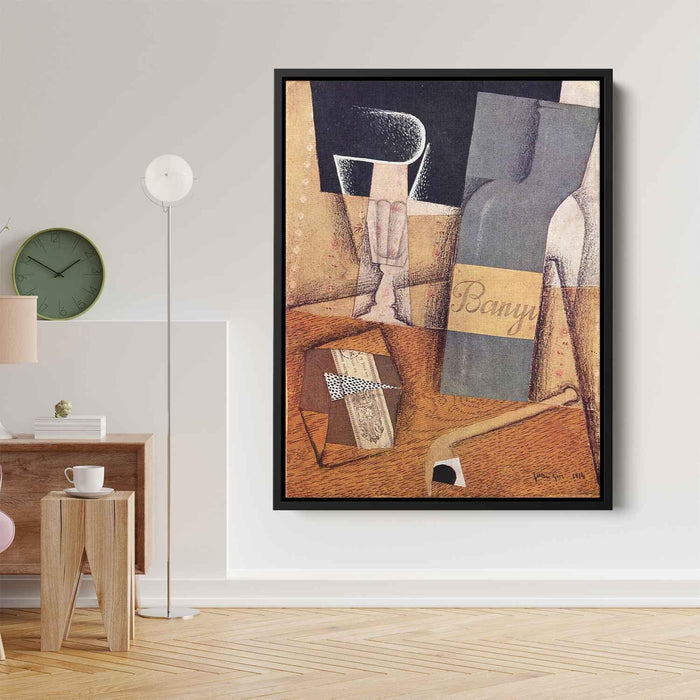 The Bottle of Banyuls (1914) by Juan Gris - Canvas Artwork