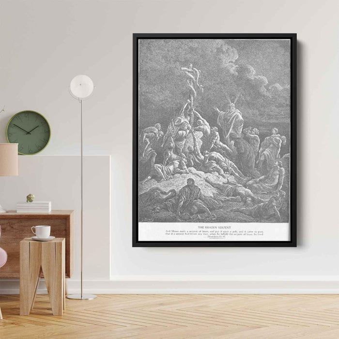 The Bronze Serpent by Gustave Dore - Canvas Artwork