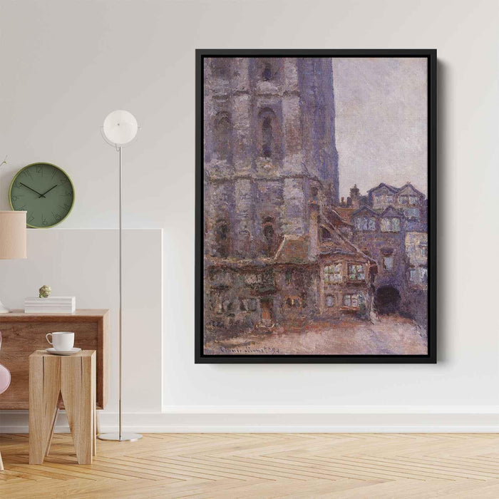 The Cour d'Albane, Grey Weather by Claude Monet - Canvas Artwork