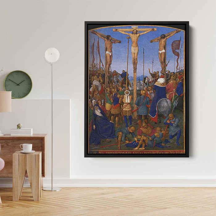 The Crucifixion (1460) by Jean Fouquet - Canvas Artwork