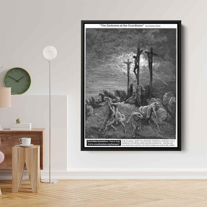 The Darkness At The Crucifixion by Gustave Dore - Canvas Artwork