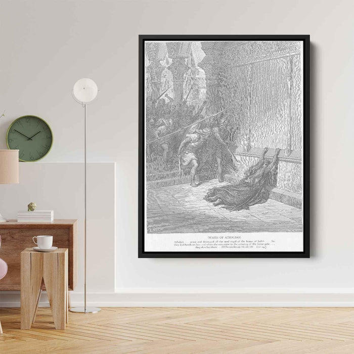 The Death of Athaliah by Gustave Dore - Canvas Artwork