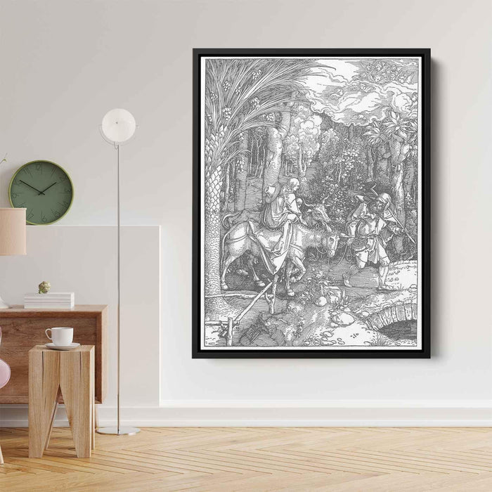 The Flight into Egypt (1511) by Albrecht Durer - Canvas Artwork