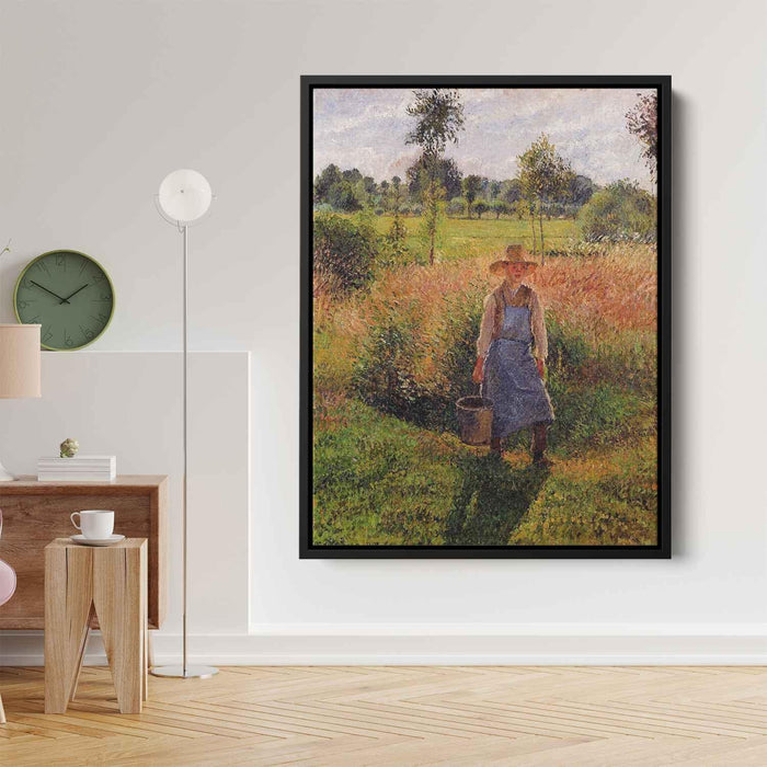 The Gardener, Afternoon Sun, Eragny by Camille Pissarro - Canvas Artwork