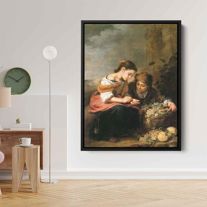 The Little Fruit-Seller (1675) by Bartolome Esteban Murillo - Canvas Artwork