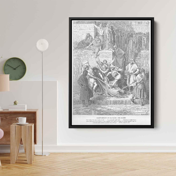 The Martyrdom of Eleazar the Scribe by Gustave Dore - Canvas Artwork