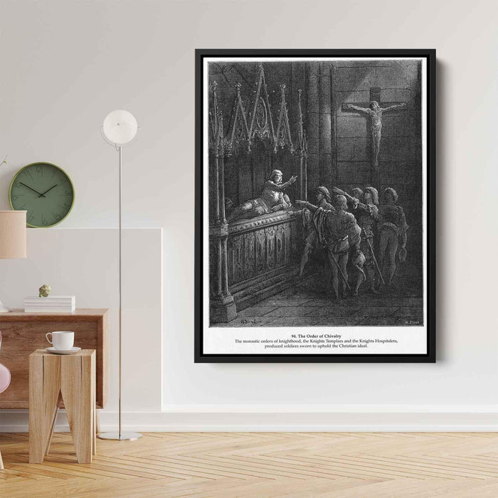 The Order of Chivalry by Gustave Dore - Canvas Artwork