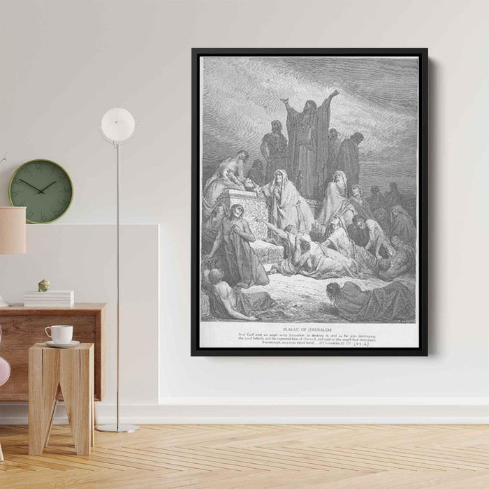 The Plague of Jerusalem by Gustave Dore - Canvas Artwork