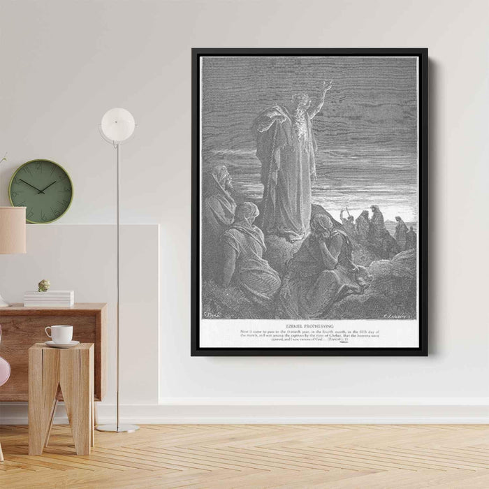 The Prophet Ezekiel by Gustave Dore - Canvas Artwork