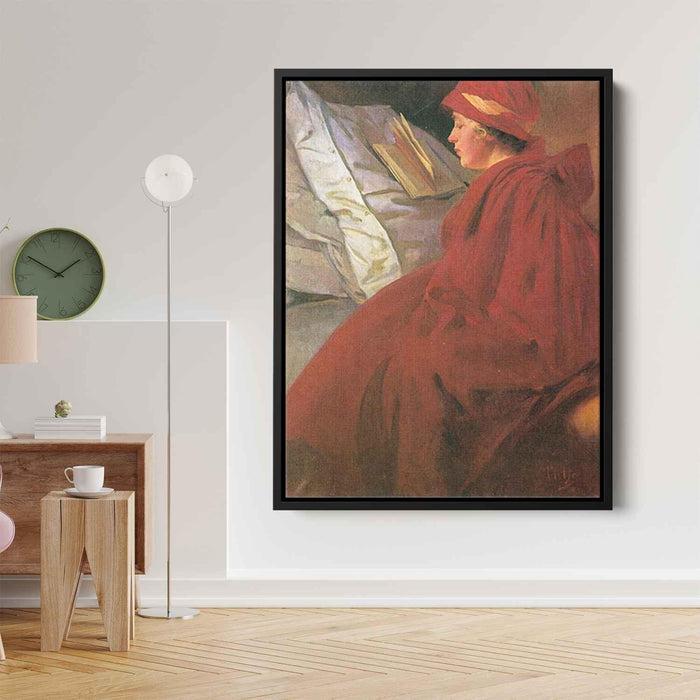 The Red Cape (1902) by Alphonse Mucha - Canvas Artwork