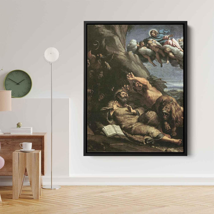 The Temptation of St Anthony Abbot (1597) by Annibale Carracci - Canvas Artwork