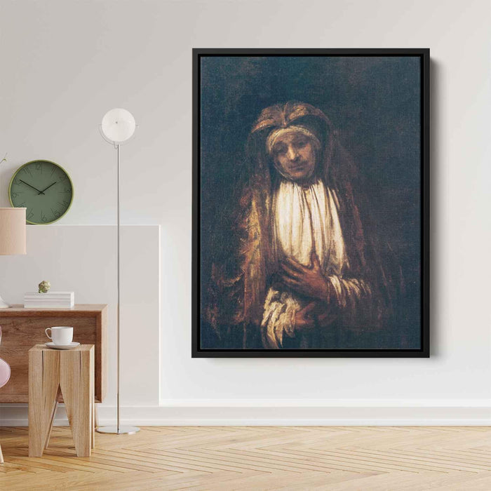 The Virgin of Sorrow (1661) by Rembrandt - Canvas Artwork