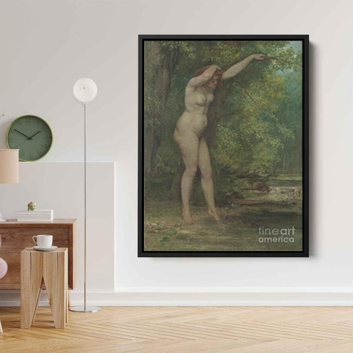 The Young Bather (1866) by Gustave Courbet - Canvas Artwork