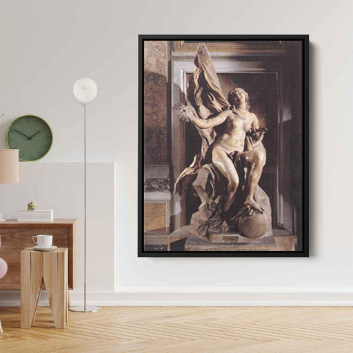 Truth Unveiled by Time (1652) by Gian Lorenzo Bernini - Canvas Artwork