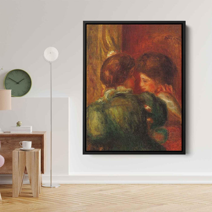 Two Women s Heads (The Loge) (1903) by Pierre-Auguste Renoir - Canvas Artwork