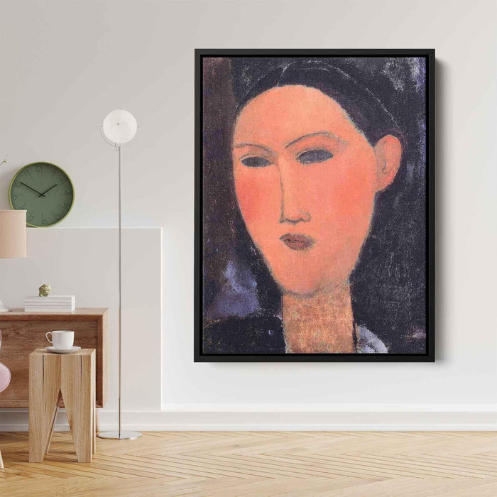 Woman's Head (1915) by Amedeo Modigliani - Canvas Artwork