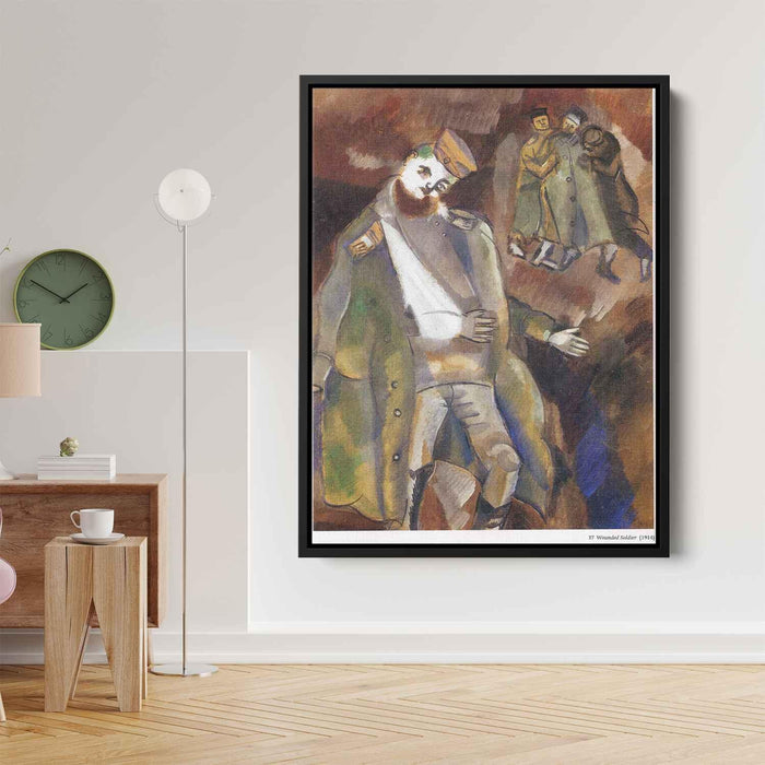 Wounded Soldier (1914) by Marc Chagall - Canvas Artwork