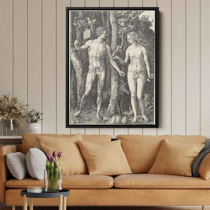 Adam and Eve (1504) by Albrecht Durer - Canvas Artwork