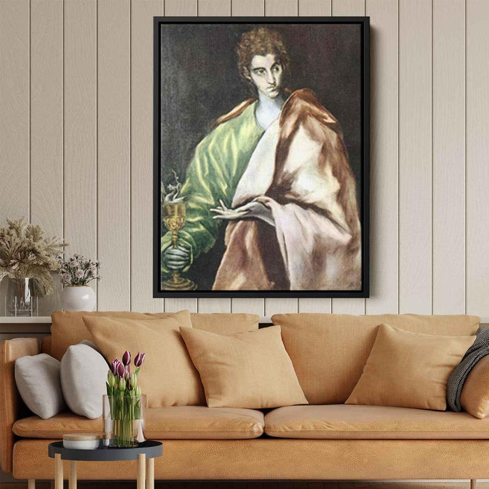 Apostle St. John the Evangelist (1612) by El Greco - Canvas Artwork