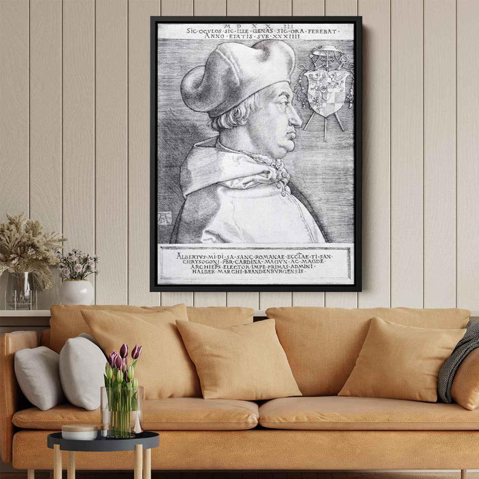 Cardinal Albrecht Of Brandenburg (1523) by Albrecht Durer - Canvas Artwork