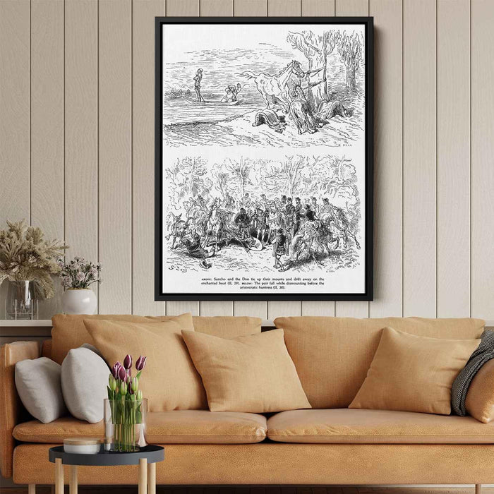 Don Quixote by Gustave Dore - Canvas Artwork