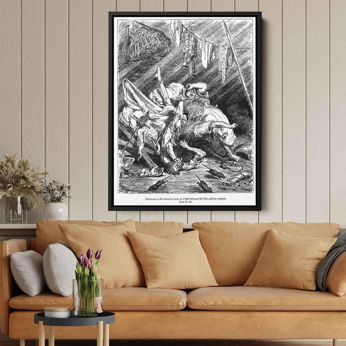 Don Quixote by Gustave Dore - Canvas Artwork