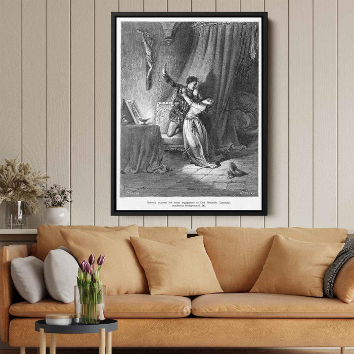 Don Quixote by Gustave Dore - Canvas Artwork