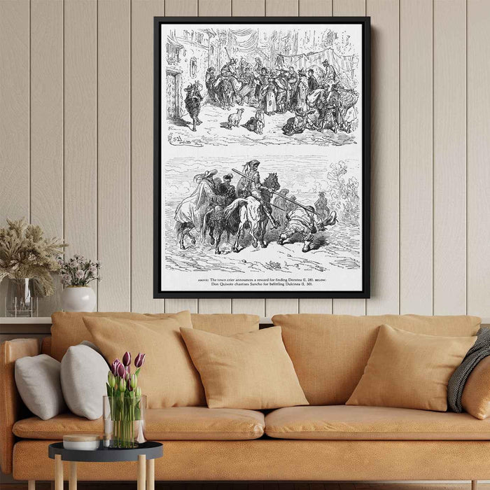 Don Quixote by Gustave Dore - Canvas Artwork