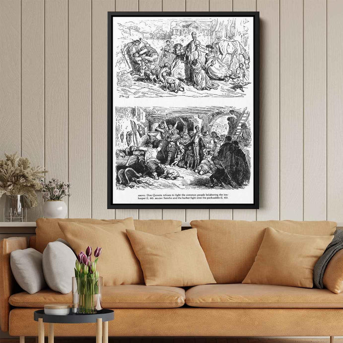 Don Quixote by Gustave Dore - Canvas Artwork