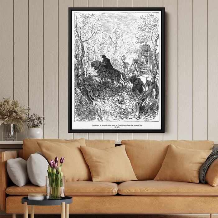 Don Quixote by Gustave Dore - Canvas Artwork