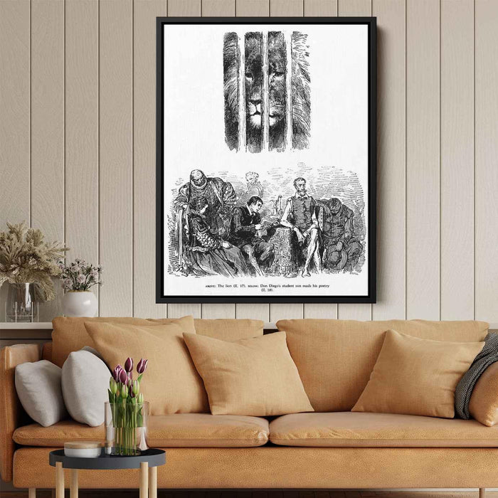 Don Quixote by Gustave Dore - Canvas Artwork