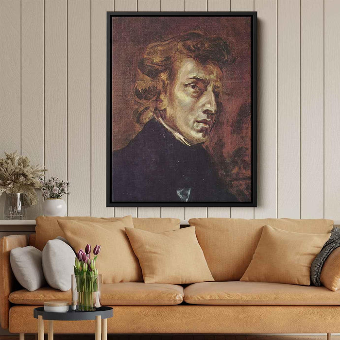 Frederic Chopin (1838) by Eugene Delacroix - Canvas Artwork