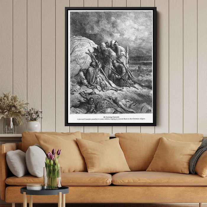 Gaining Converts by Gustave Dore - Canvas Artwork