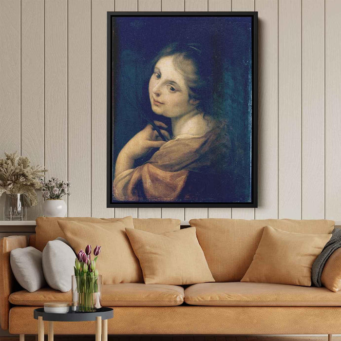 Half figure of a martyr by Correggio - Canvas Artwork