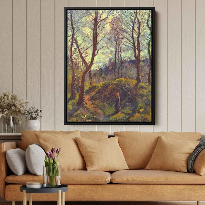 Landscape with Big Trees by Camille Pissarro - Canvas Artwork