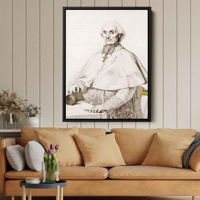 Monsignor Gabriel Cortois de Pressigny by Jean Auguste Dominique Ingres - Canvas Artwork
