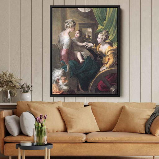 Mystic Marriage of Saint Catherine (1531) by Parmigianino - Canvas Artwork