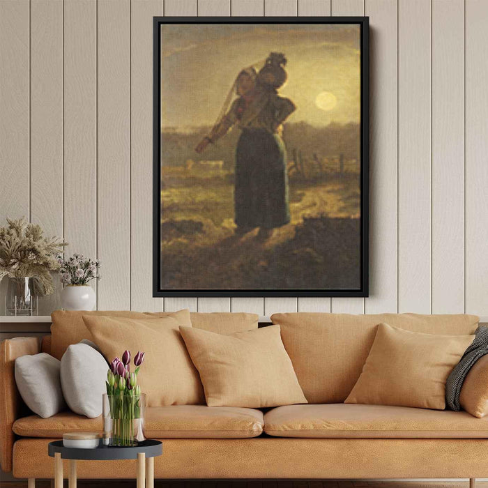 Norman Milkmaid by Jean-Francois Millet - Canvas Artwork