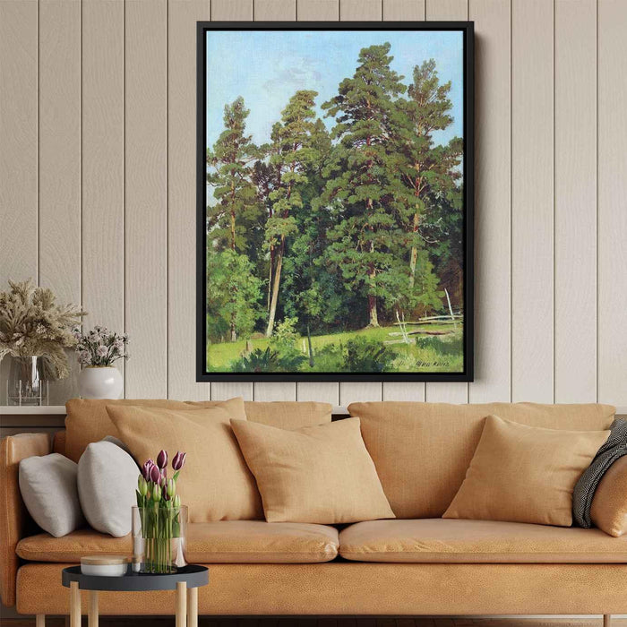 Pine forest by Ivan Shishkin - Canvas Artwork