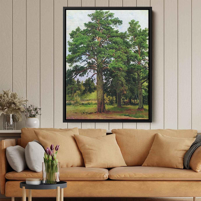 Pine without the sun. Mary-Howe (1890) by Ivan Shishkin - Canvas Artwork
