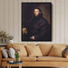 Portrait Of A Monk Of The Benedictine Order, Holding A Skull by Anthony van Dyck - Canvas Artwork