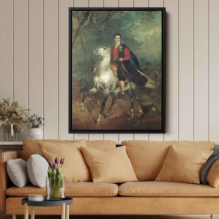 Portrait of A. N. Demidov, Prince of San-Donato by Karl Bryullov - Canvas Artwork